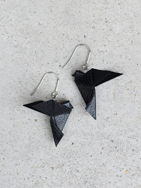 origami bird earrings - Image 3