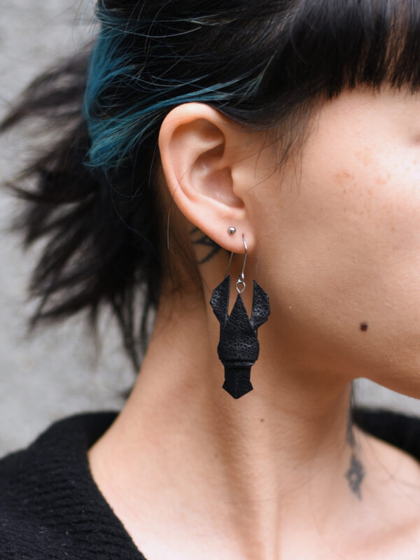 origami lobster earrings - Image 2