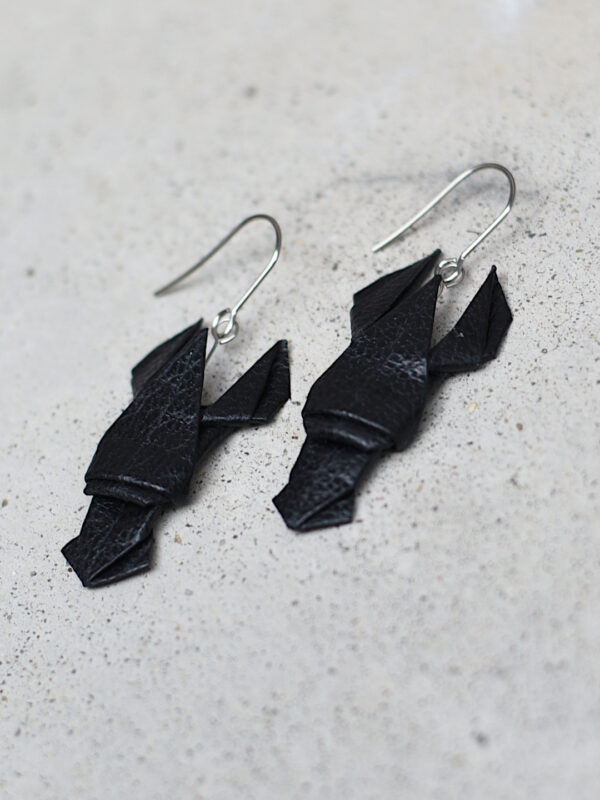 origami lobster earrings - Image 3