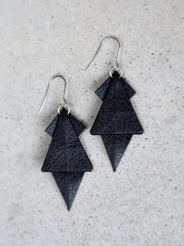 origami squid earrings - Image 4