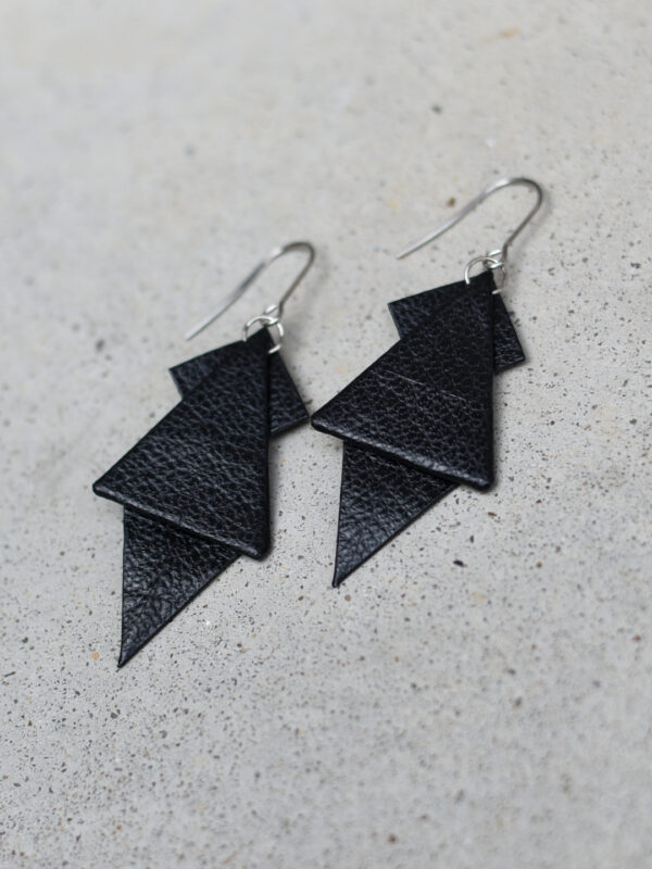 origami squid earrings - Image 3