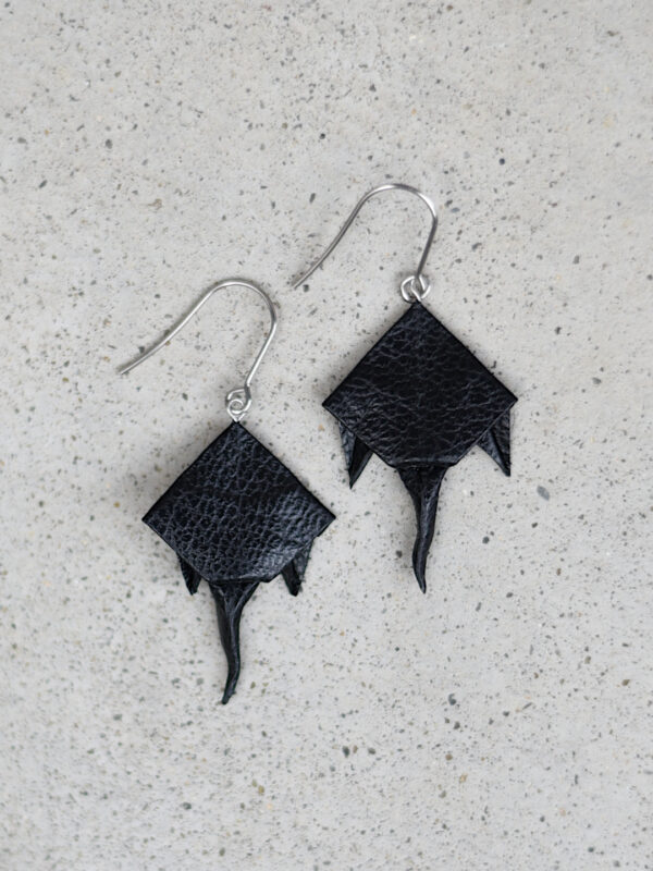 origami stingray earrings - Image 3