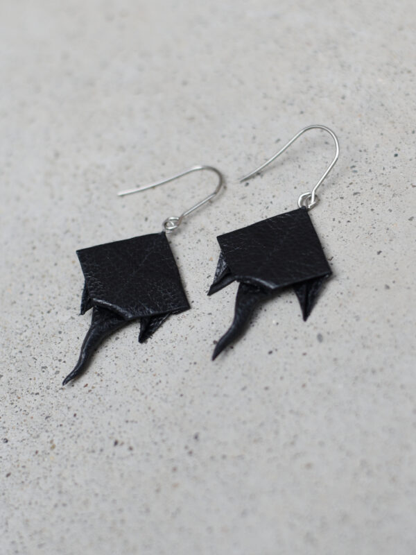 origami stingray earrings - Image 4