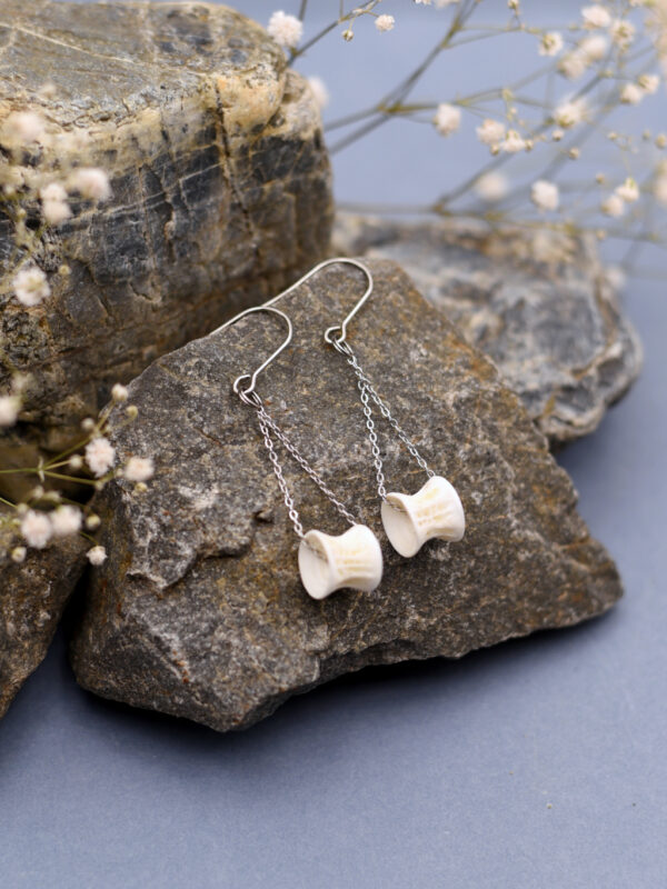 fish bone earrings - Image 2